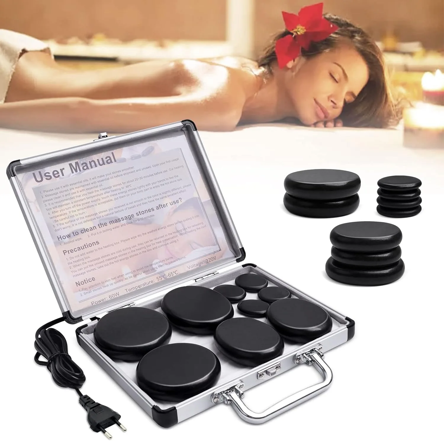 Hot Stone Massage Set